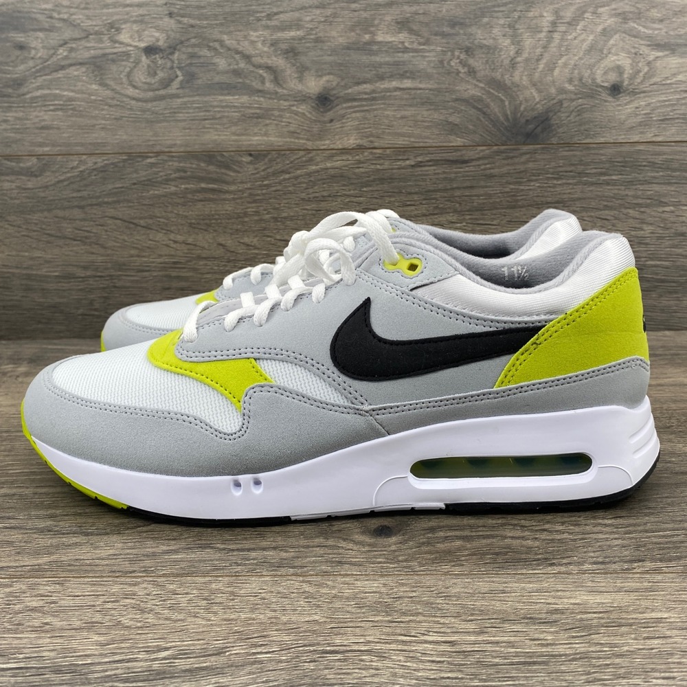 Nike Air Max 1 86 OG Golf Mens 11.5 Grey Volt White Spikeless DV1403-004